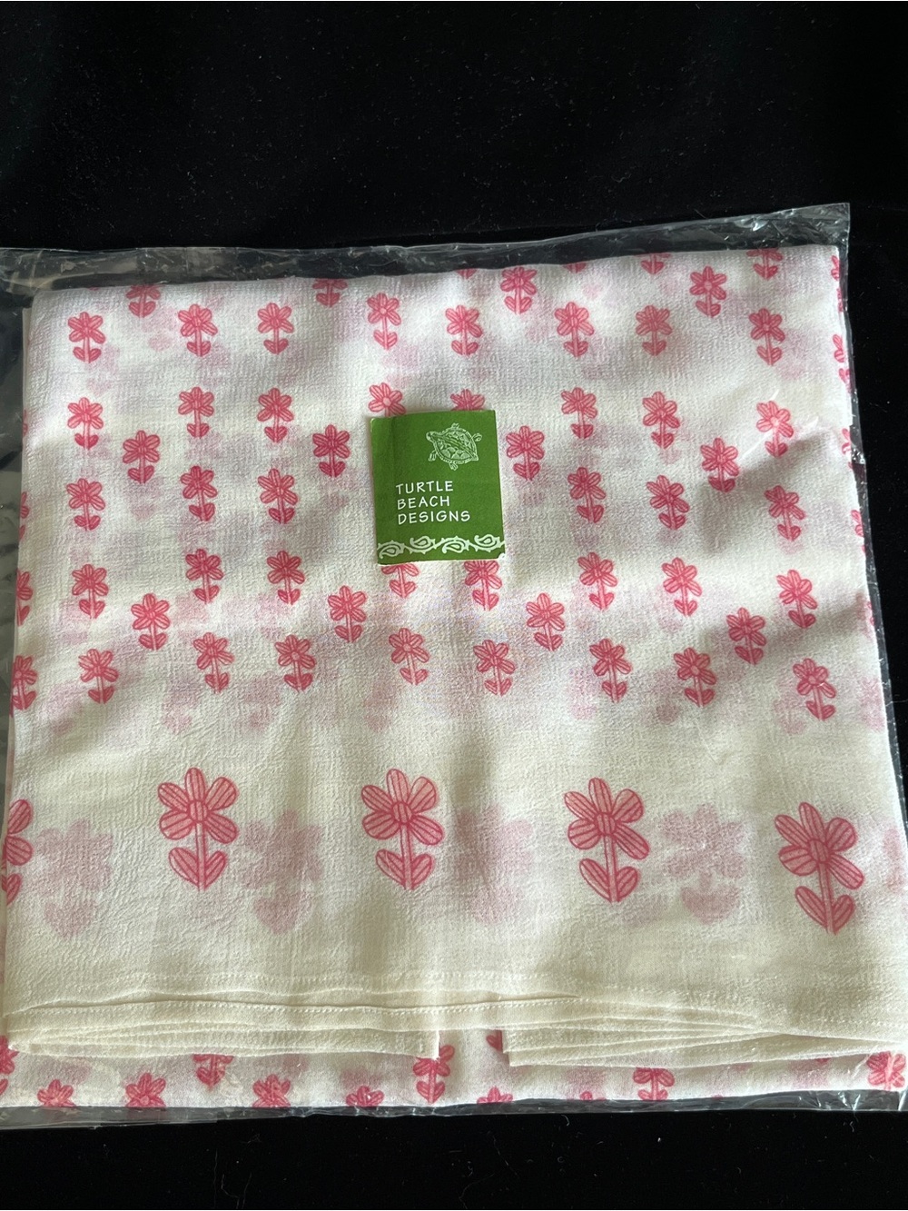 Turtle Beach Designs Lightweight Floral Scarf Brand New in Package